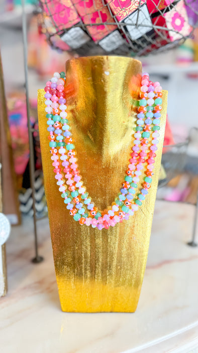 POPPY BEAD NECKLACE