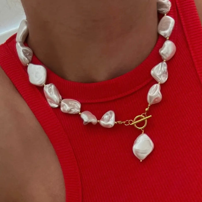 Chunky Pearl Necklace