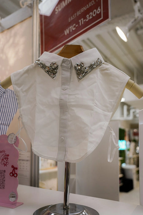 Corporate Collar Add-On in WHITE