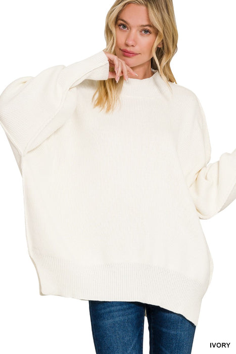 Your Fav Grandpa Sweater in Ivory