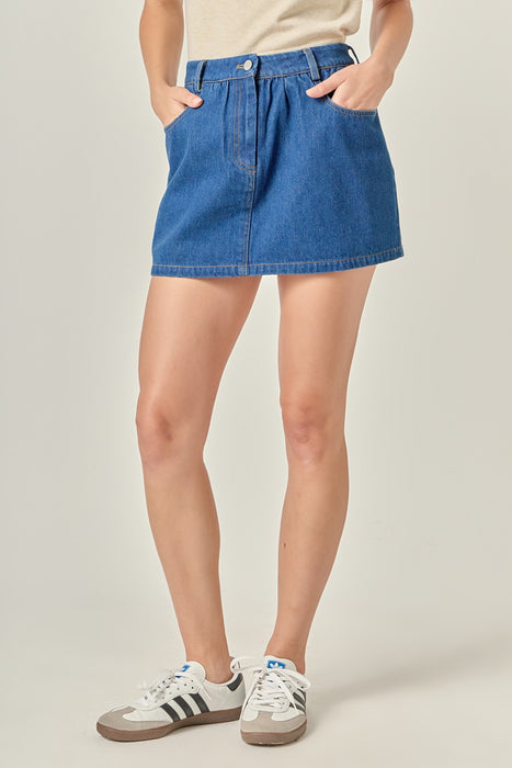 The Perfect Denim Skort
