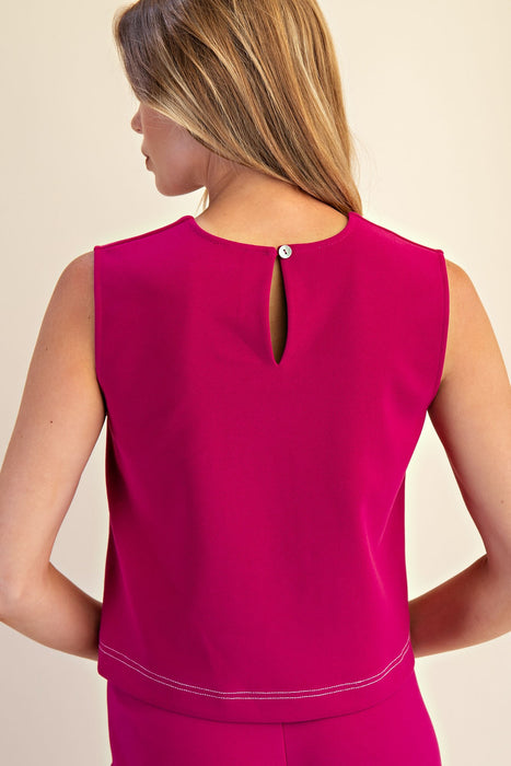 Made For You Magenta Blouse