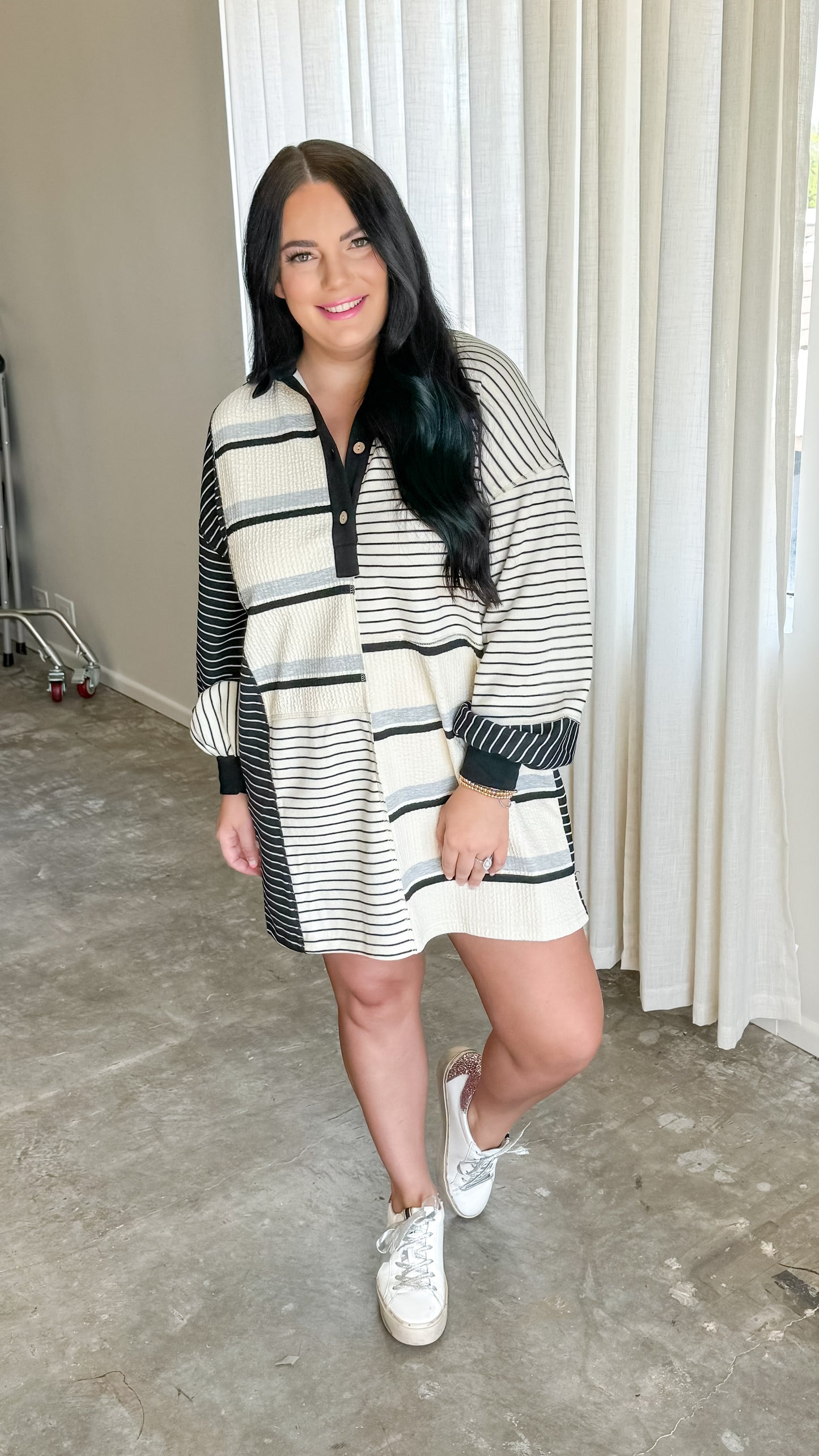 AMANDA'S FAVORITE CASUAL STRIPE DRESS