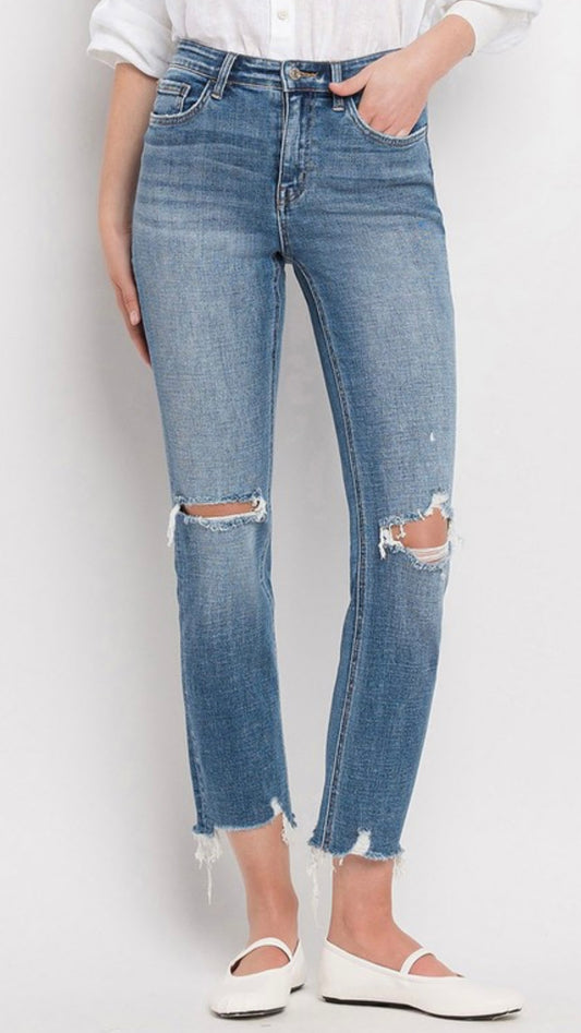 FLYING MONKEY DISTRESSED CARLY JEANS