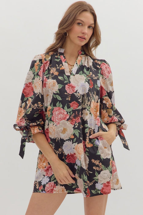 Carolyn Floral Mini Dress