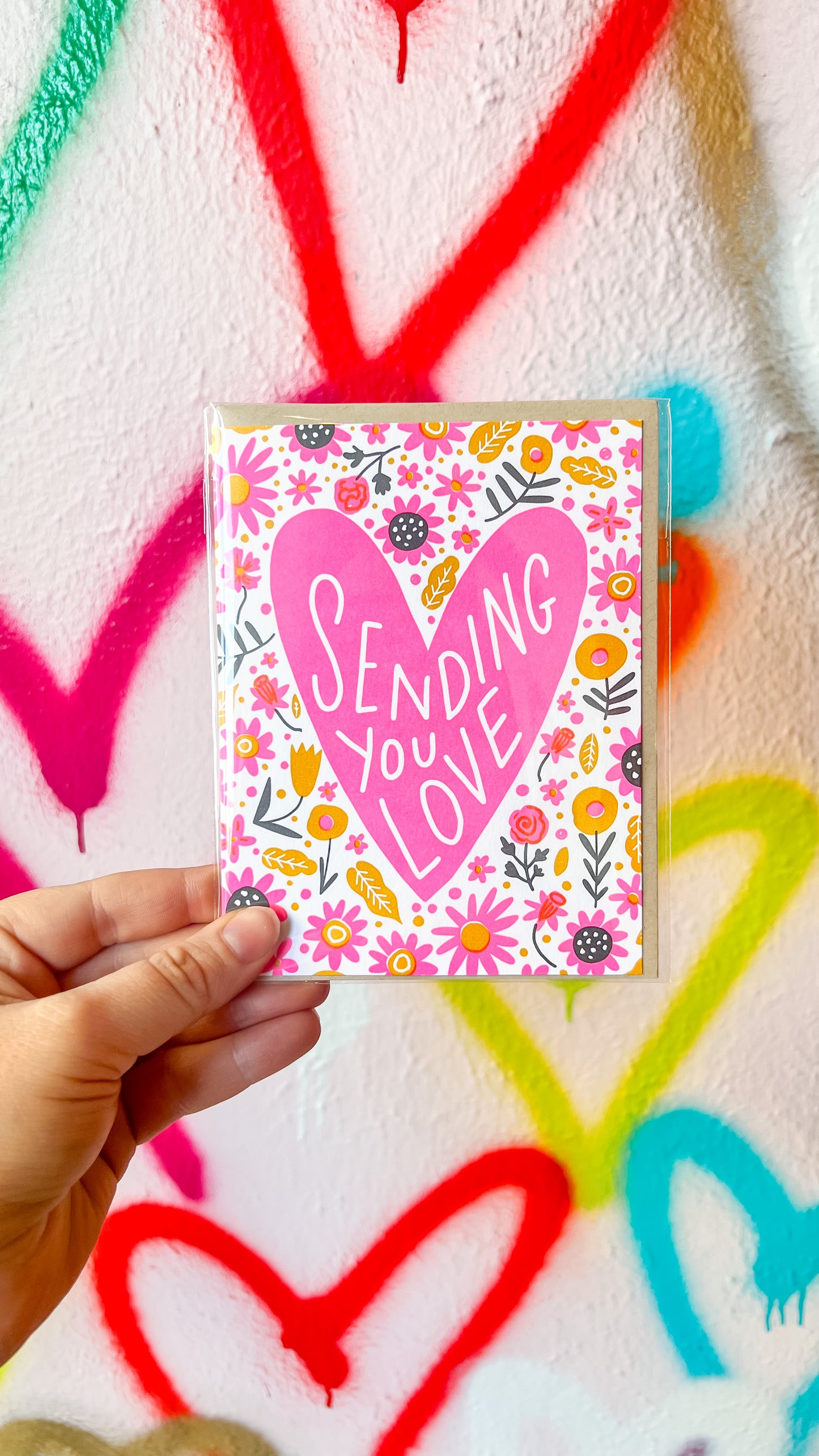 SENDING YOU LOVE GREETING CARD